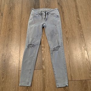 American Eagle Size 0 Grey Jegging